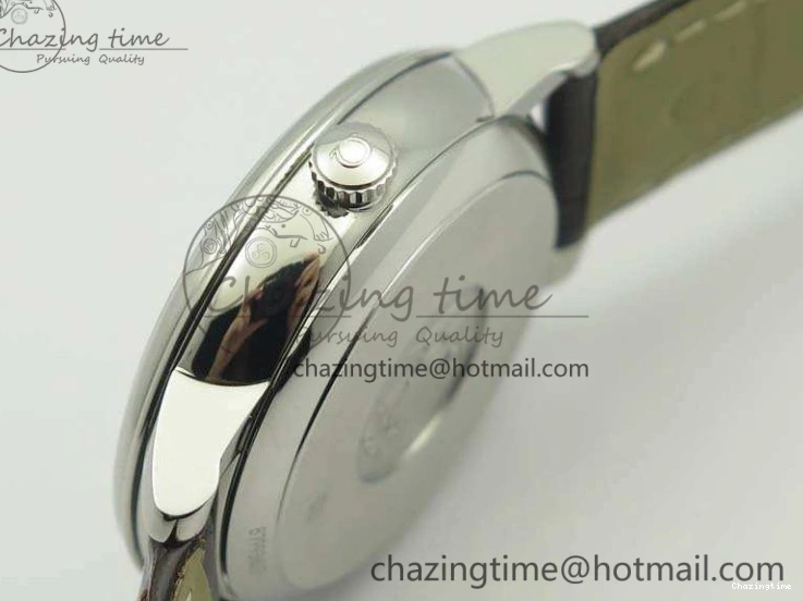 0107 De Ville Prestige Real Power Reserve SS TW 1:1 Best Edition White Dial RG Markers On Leather Strap A Thermal 8089